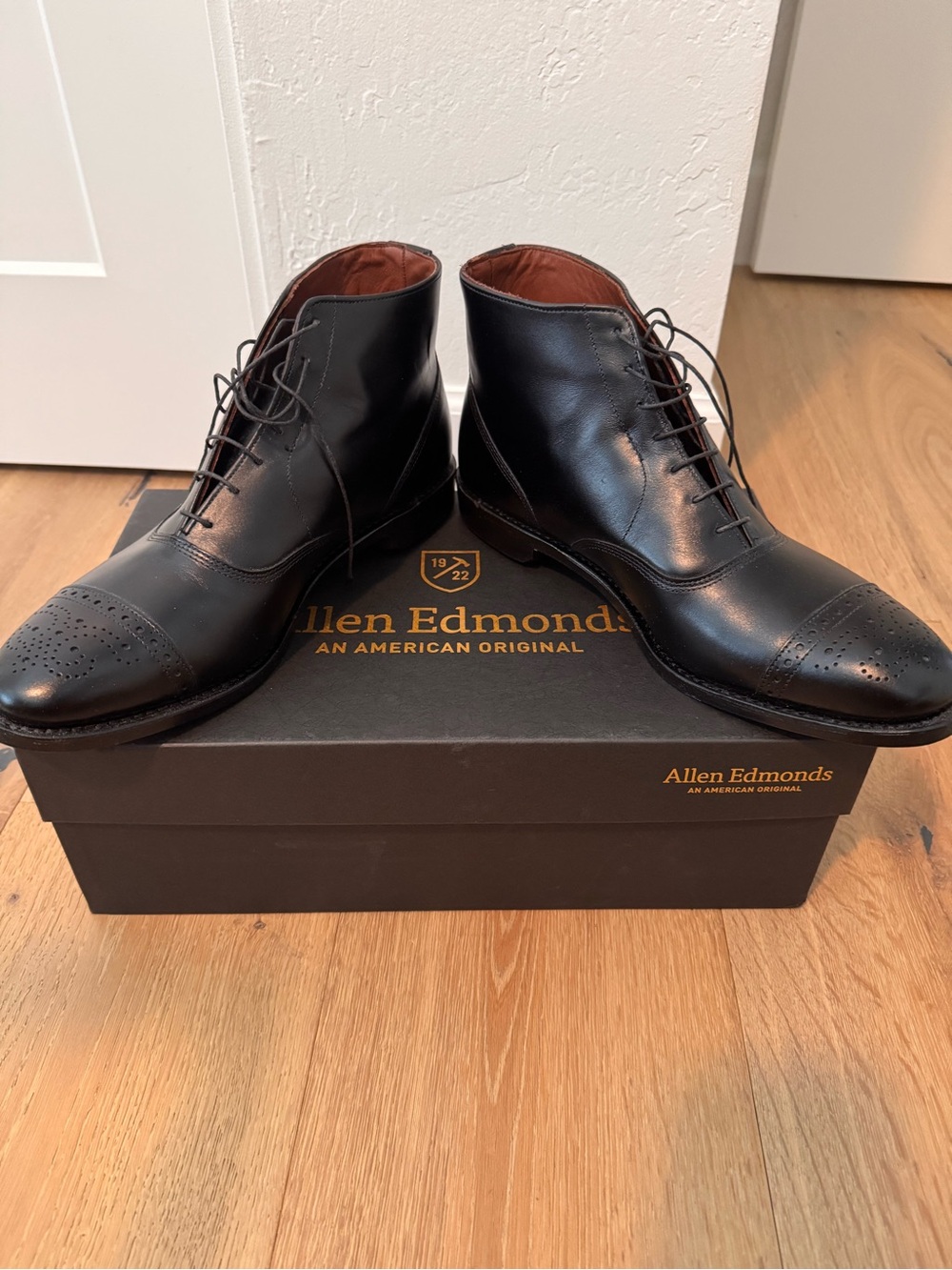 NIB Allen Edmonds Fifth Street Boots 10.5 D